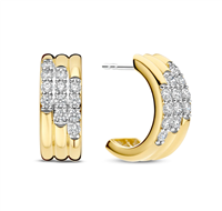 Earrings Ti Sento Milano Woman in Silver Cubic Zirconia 78053ZY